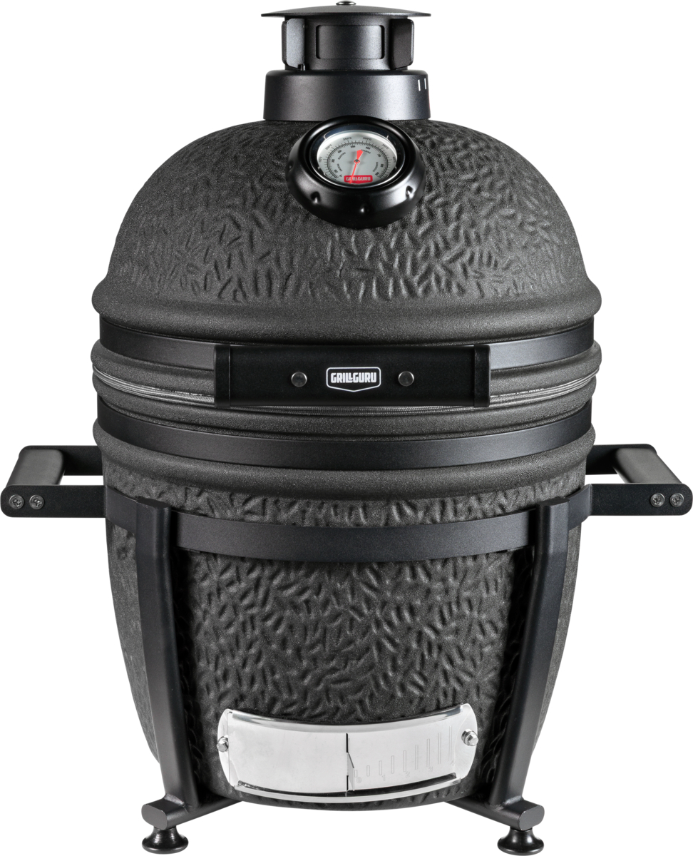grill guru prime matt black compact – keramische kamado bbq Ø33 cm