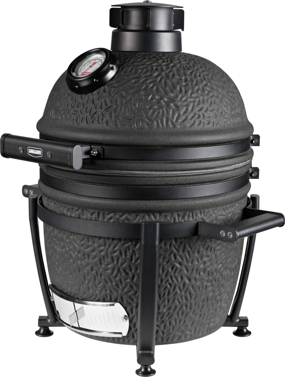 grill guru prime matt black compact – keramische kamado bbq Ø33 cm