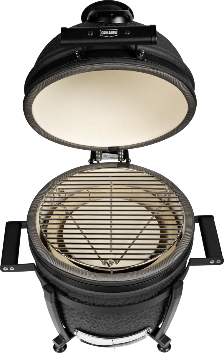 grill guru prime matt black compact – keramische kamado bbq Ø33 cm