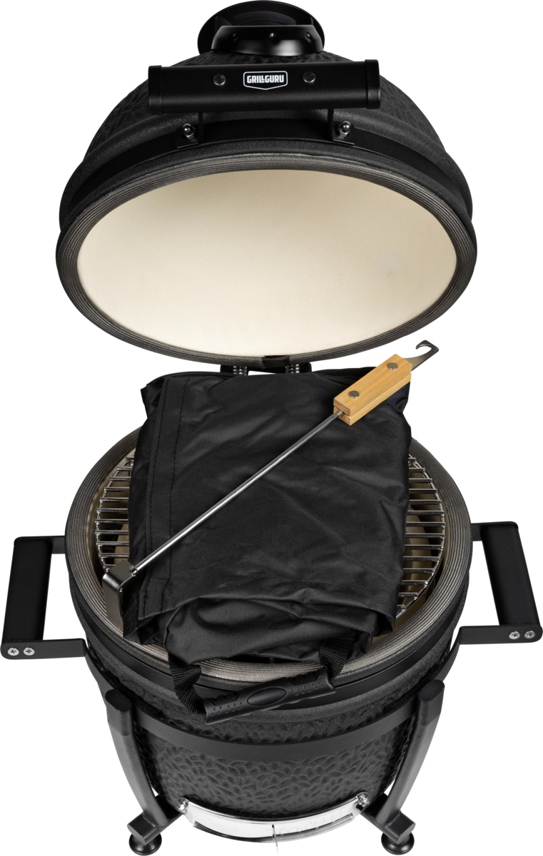 grill guru prime matt black compact – keramische kamado bbq Ø33 cm