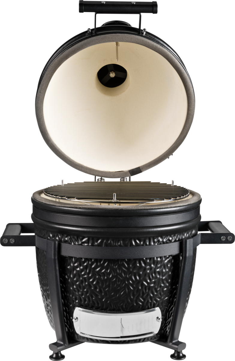 grill guru prime satin black compact – keramische kamado bbq Ø33 cm