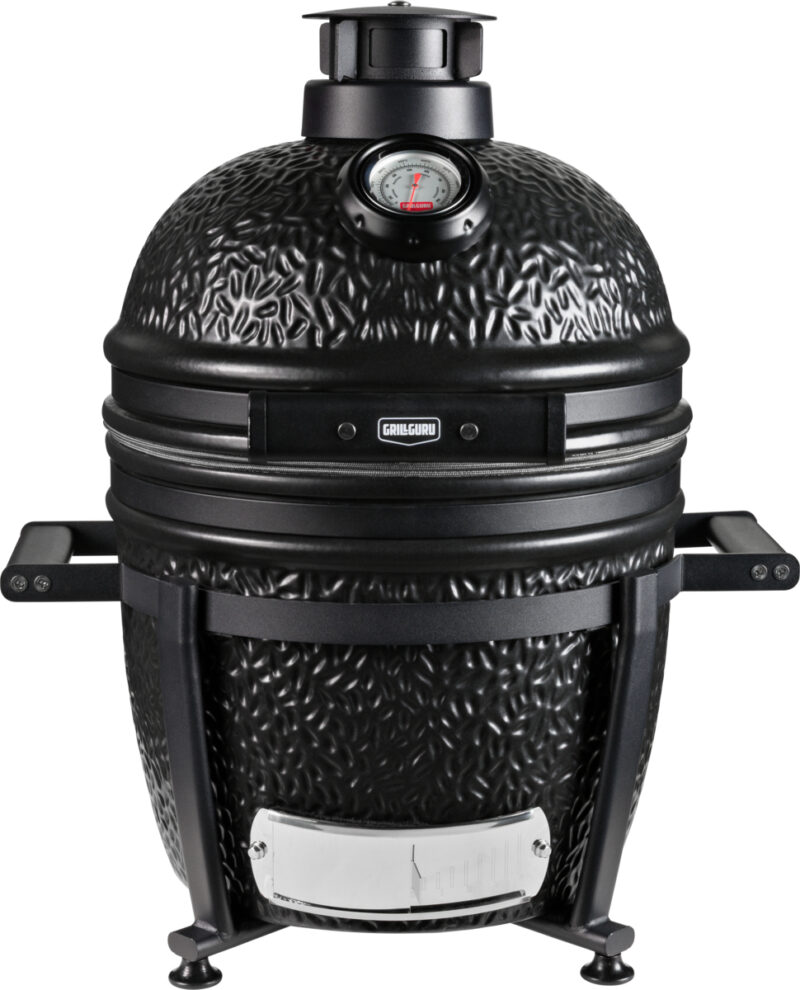 grill guru prime satin black compact – keramische kamado bbq Ø33 cm