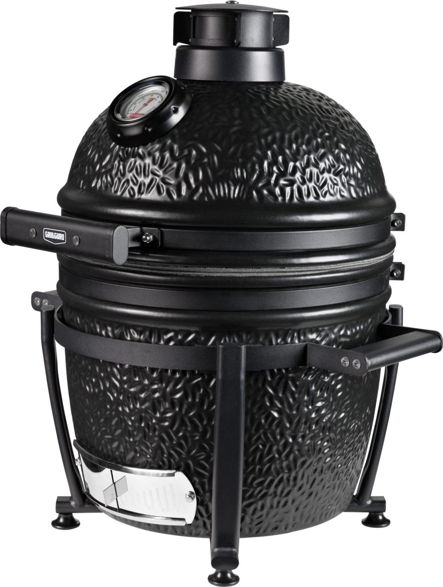 grill guru prime satin black compact – keramische kamado bbq Ø33 cm