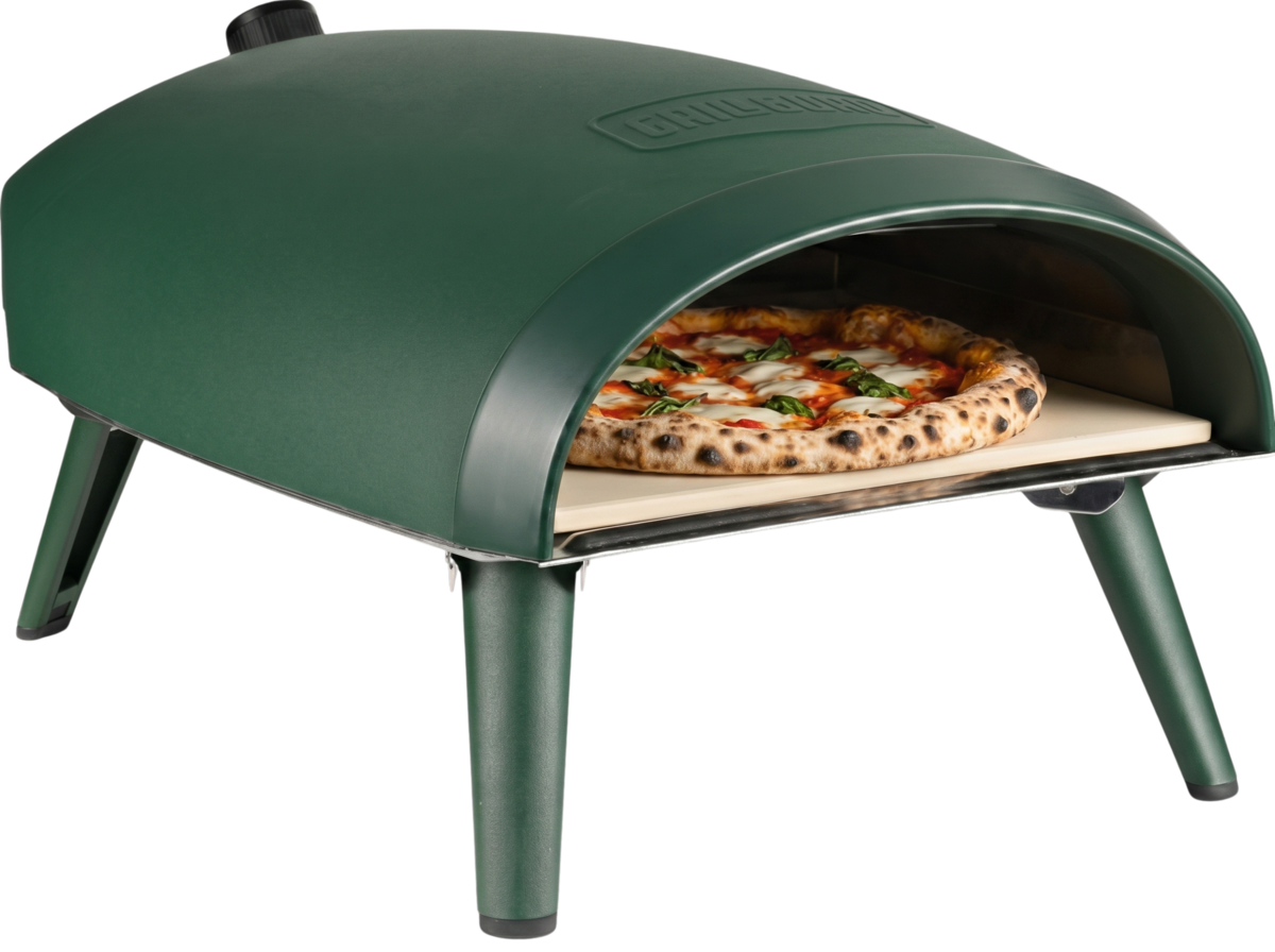 grill guru gas pizza oven green – gasgestookte buitenoven