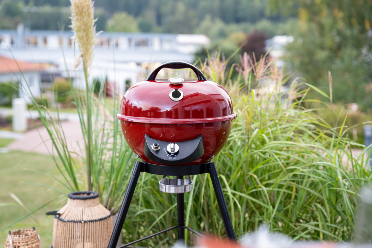 outdoorchef city 420 g se gasbarbecue rood