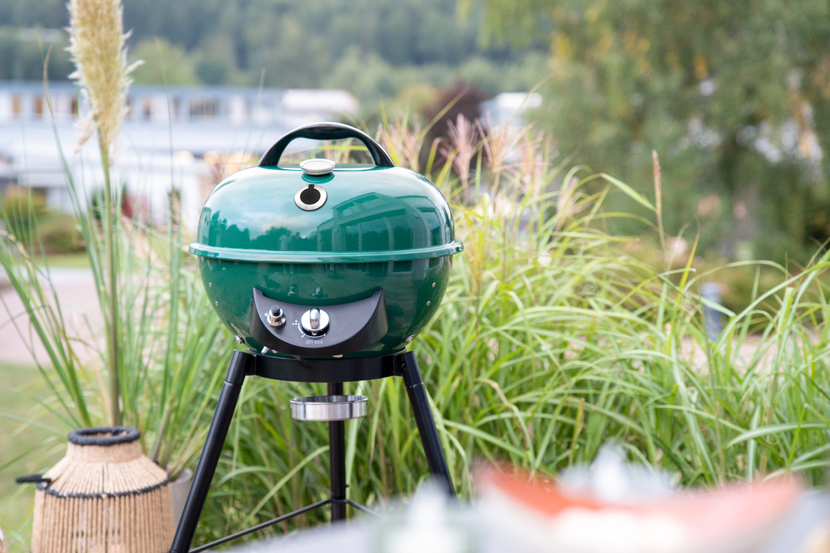 outdoorchef city 420 g se gasbarbecue groen