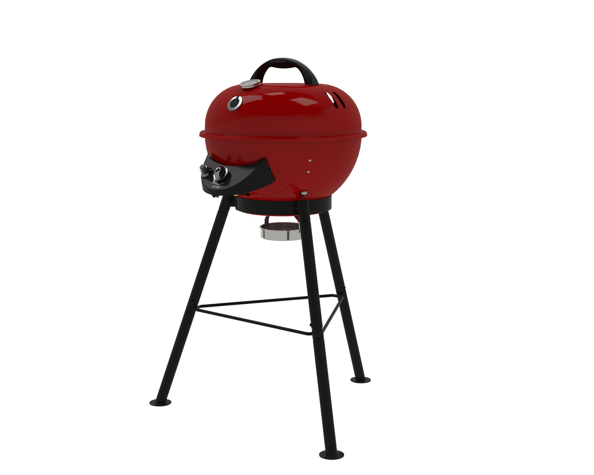 outdoorchef city 420 g se gasbarbecue rood