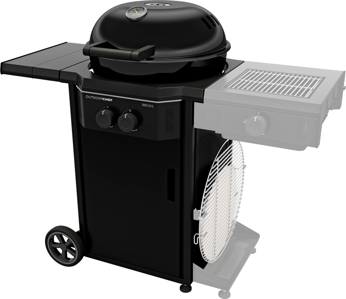 outdoorchef davos 570 g pro gasbarbecue