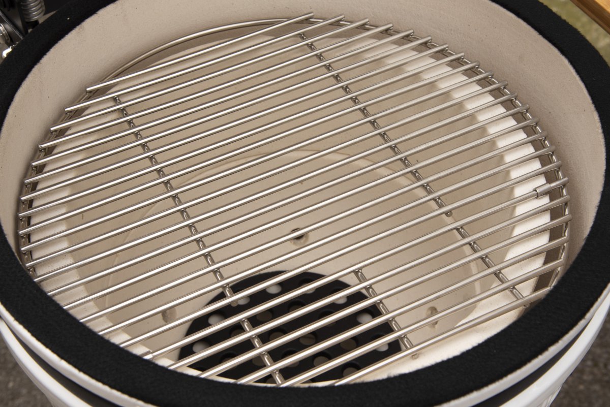outr kamado medium 50 wit – keramische kamado bbq Ø37,8 cm