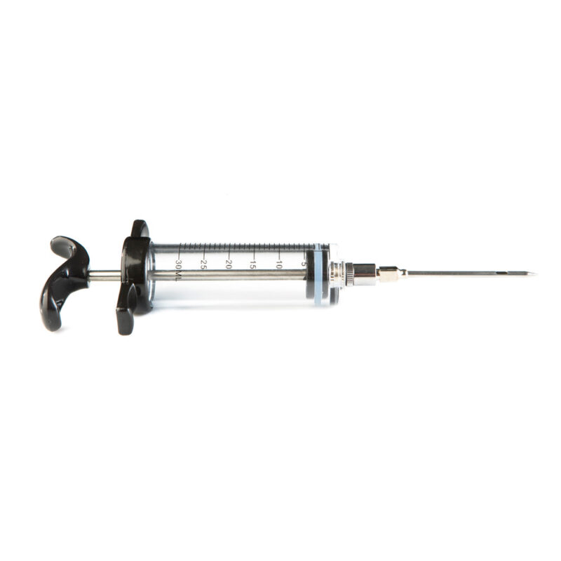 inferno marinade injector – marinadespuit voor bbq & vleesbereiding