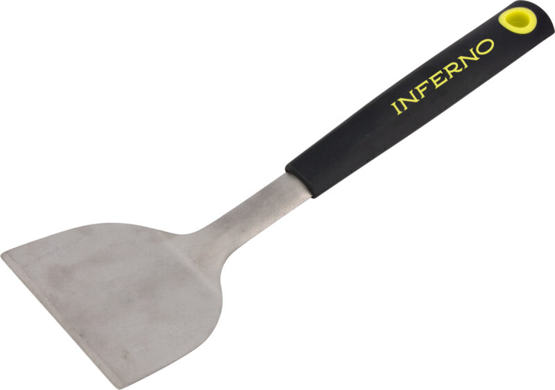 inferno burger flipper vintage – bbq burgerspatel met kunststof handvat