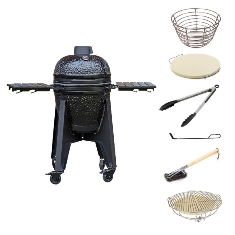 outr kamado black rock large 55 – keramische kamado bbq Ø46,7 cm (kopie)