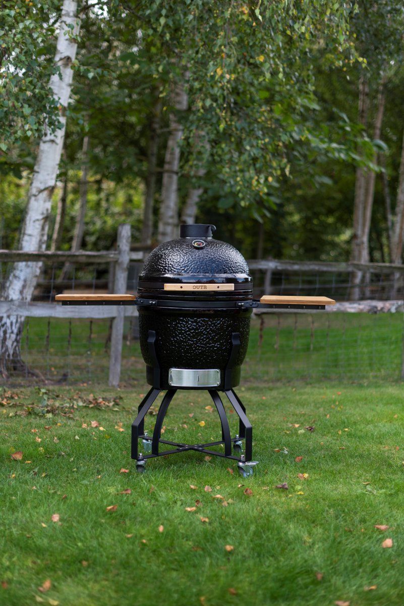 outr kamado large 55 rood – keramische kamado bbq Ø46 cm