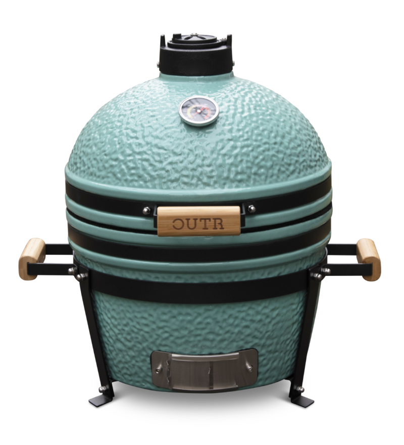 outr kamado medium 40 groen – keramische kamado bbq Ø 33,6 cm