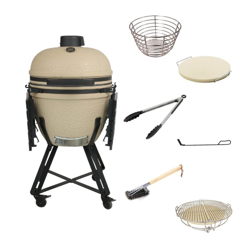 outr kamado xl 60 sand pro – keramische kamado bbq Ø52,6 cm