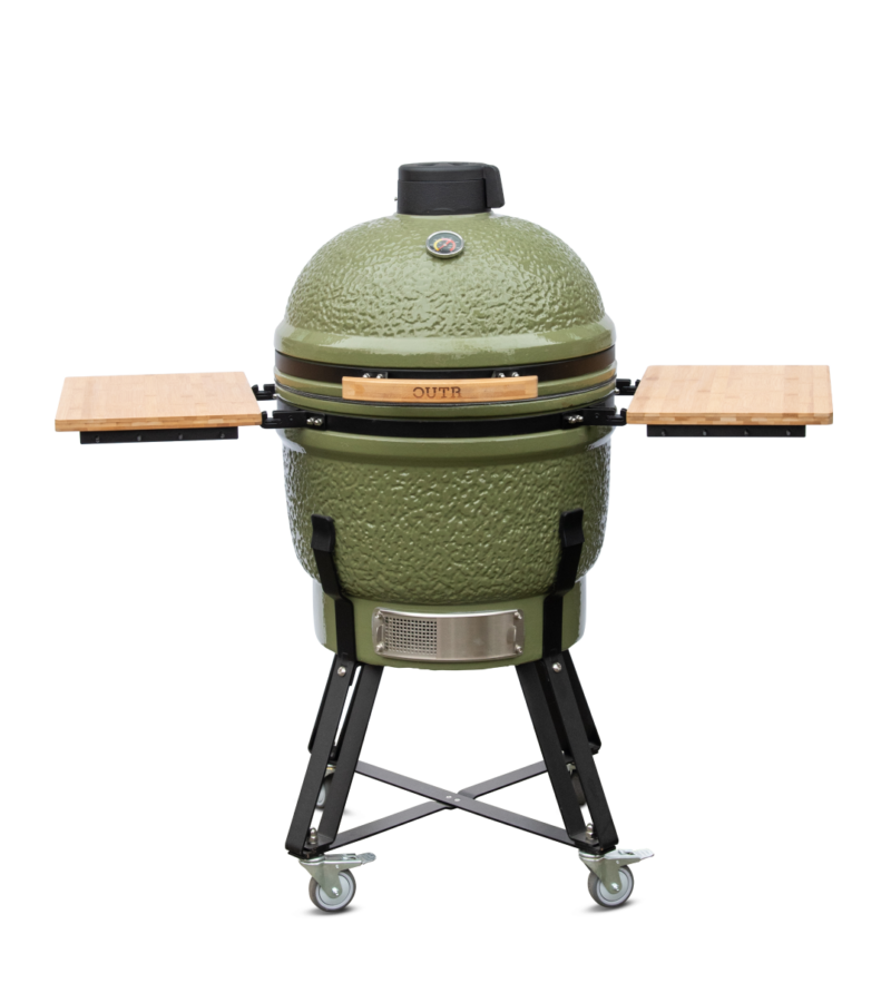 outr kamado large 55 rood – keramische kamado bbq Ø46 cm
