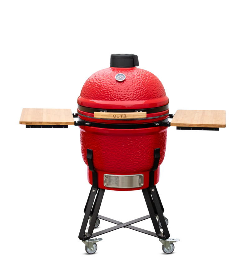 outr kamado large 55 rood – keramische kamado bbq Ø46 cm
