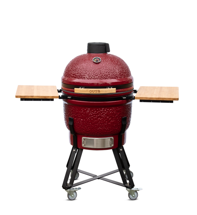 outr kamado large 55 rood – keramische kamado bbq Ø46 cm