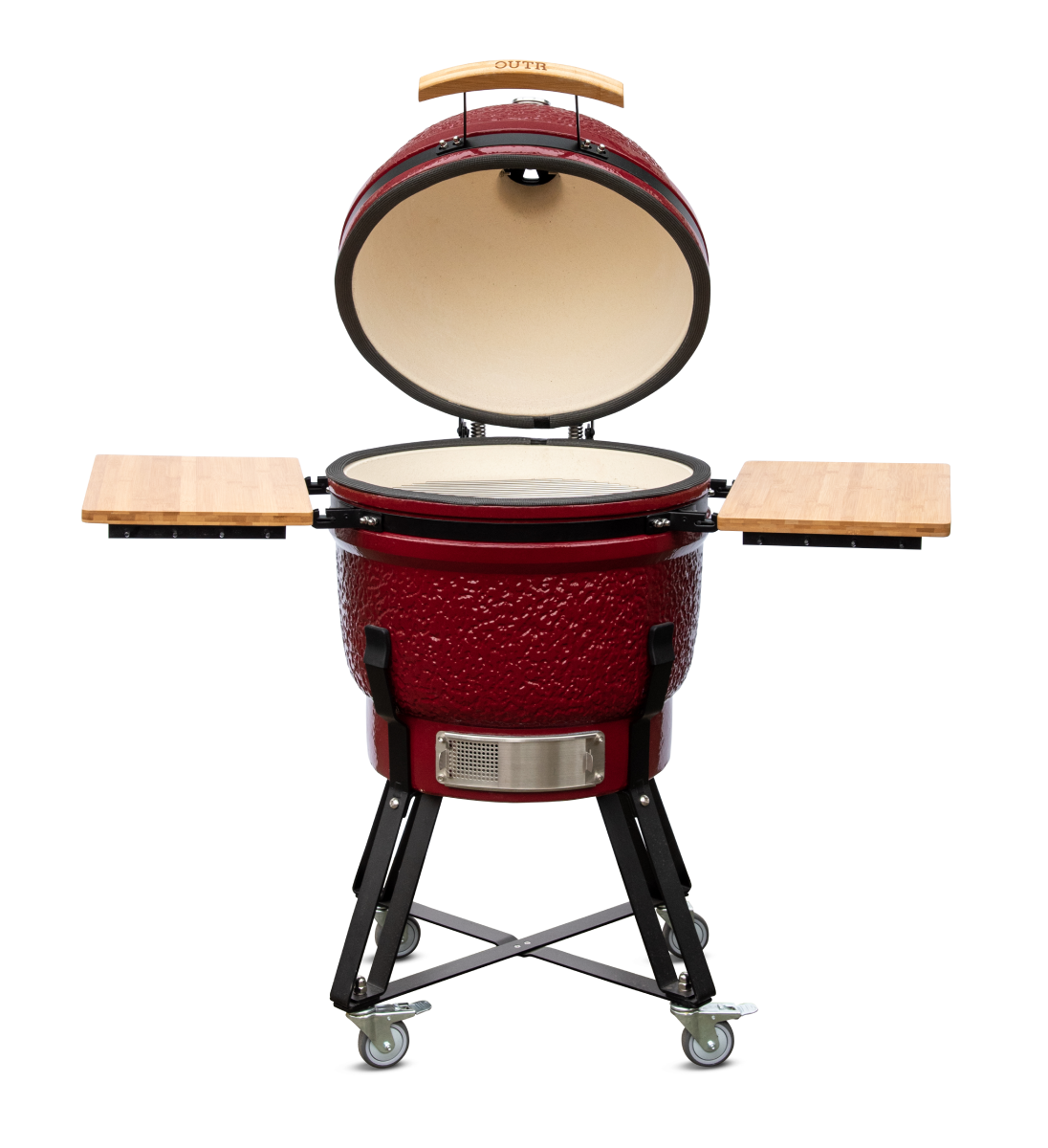 outr kamado large 55 rood – keramische kamado bbq Ø46 cm