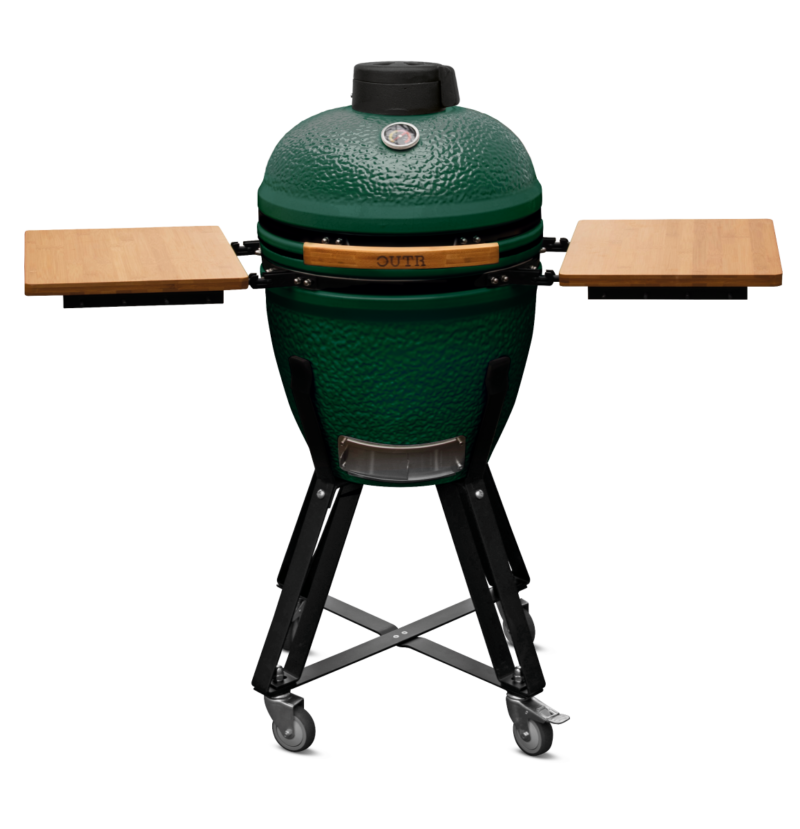 outr kamado medium 50 wit – keramische kamado bbq Ø37,8 cm