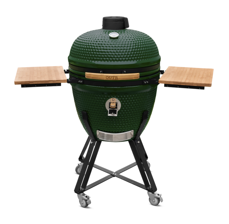outr kamado xl 60 zwart – keramische kamado bbq Ø52,6 cm