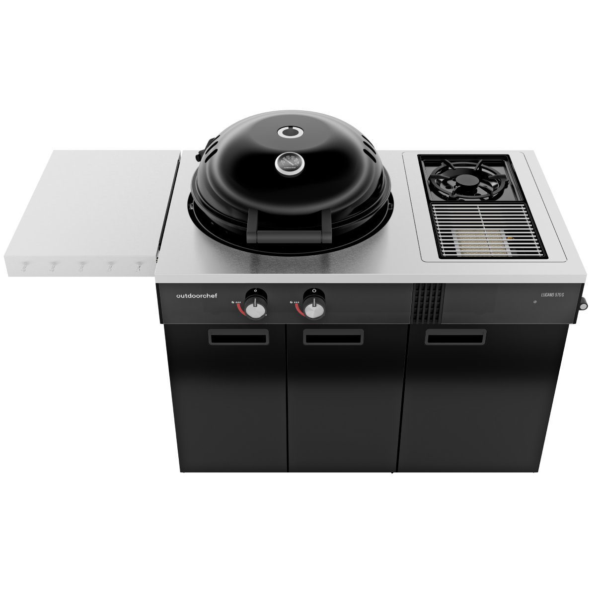 outdoorchef lugano 570 g evo ii gasbarbecue