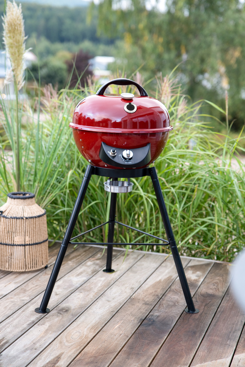 outdoorchef city 420 g se gasbarbecue rood