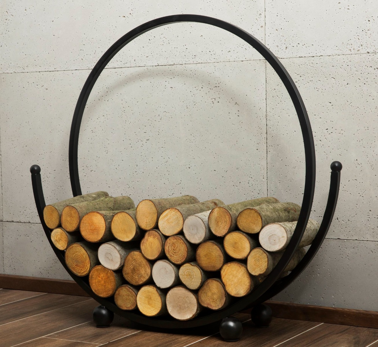 wood rack “spiral” 80cm