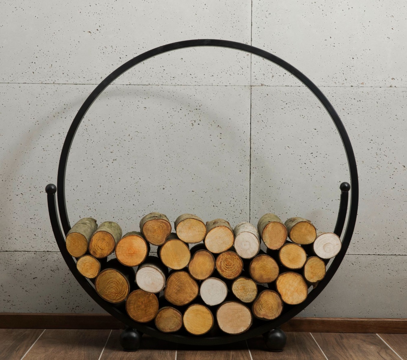 wood rack “spiral” 80cm