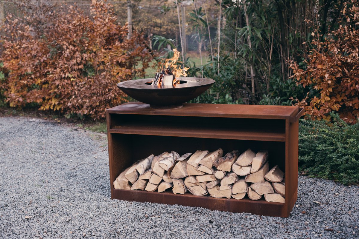 outr plancha work station 150 cm – cortenstaal